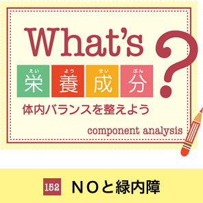 What's栄養成分？体内バランスを整えよう